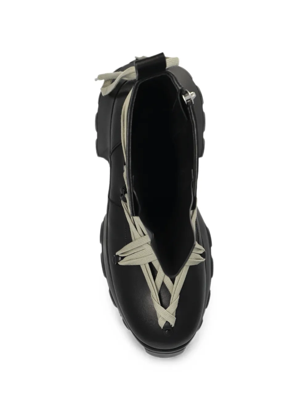 Rick Owens Megalace Mega Tractor boots Zwart
