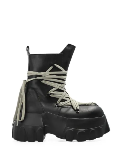 Rick Owens Megalace Mega Tractor boots