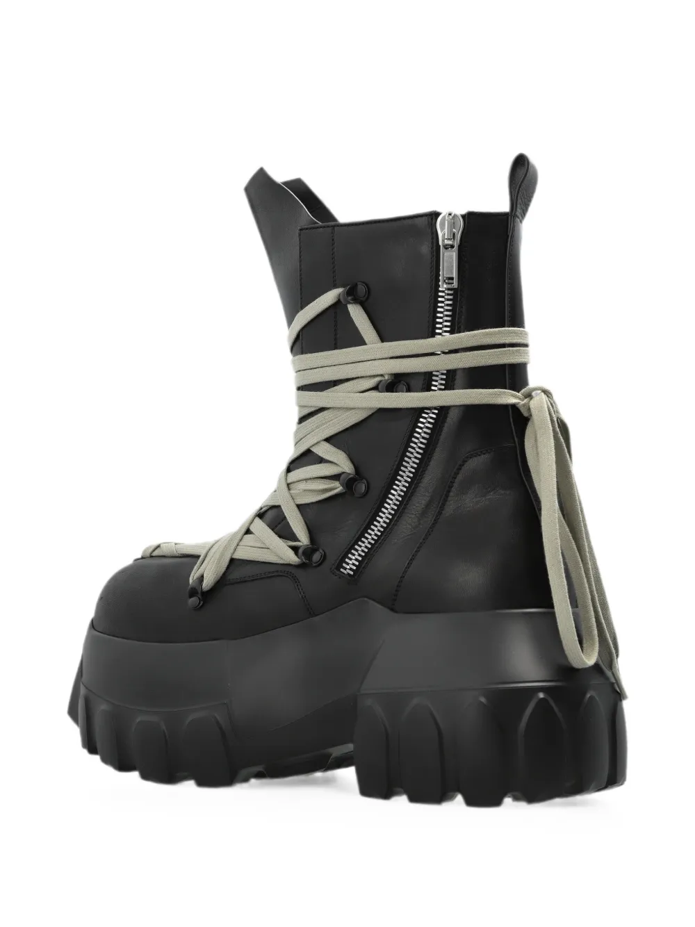 Rick Owens Megalace Mega Tractor boots Zwart