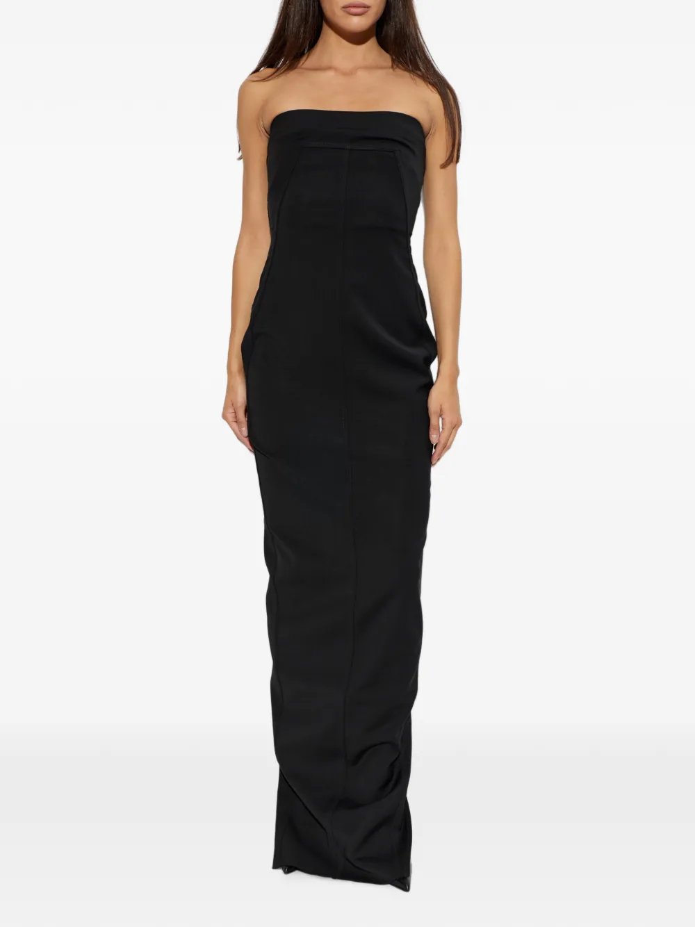 Rick Owens Strapless avondjurk Zwart