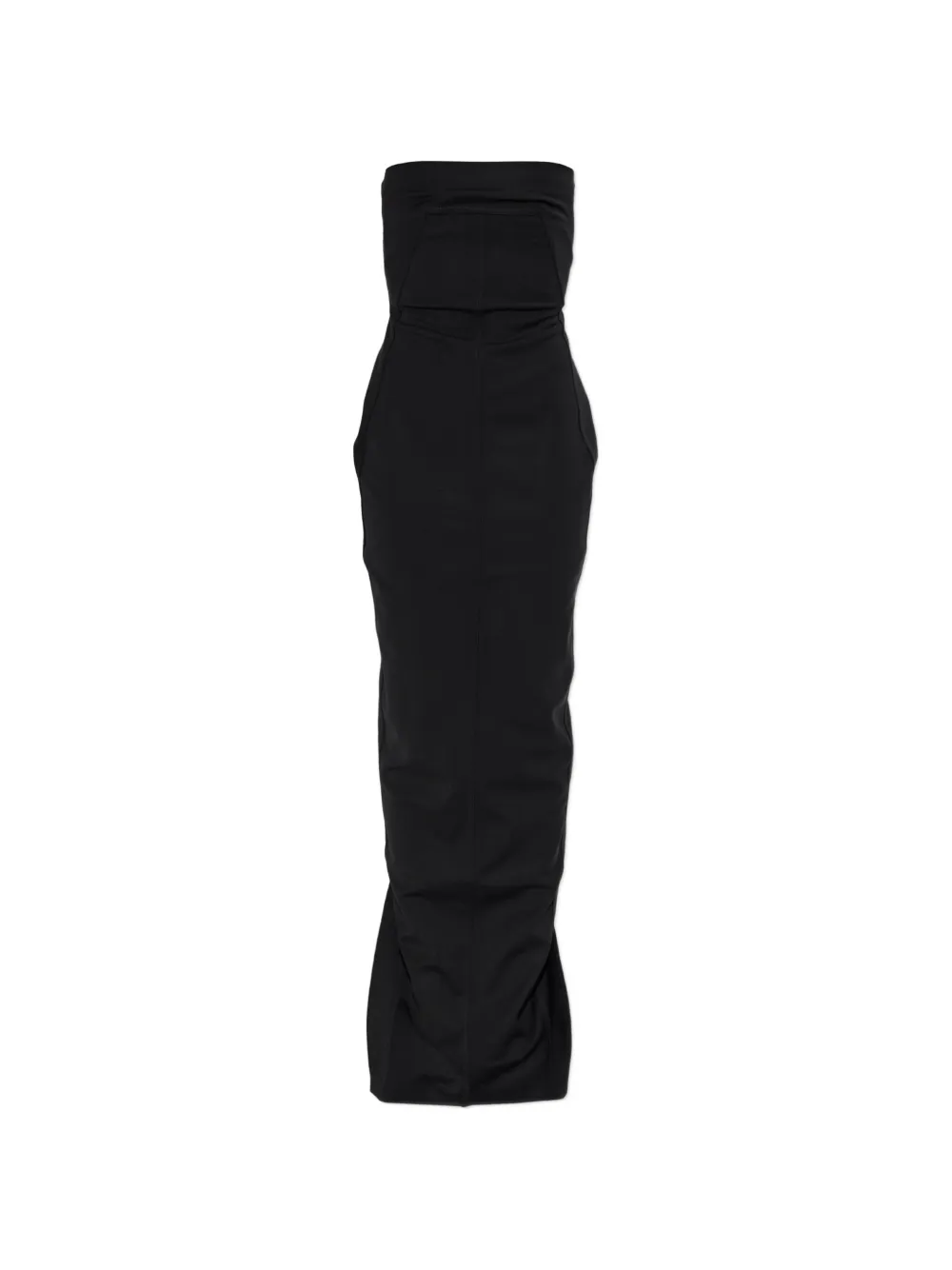 Rick Owens Bustier strapless maxi gown - Nero