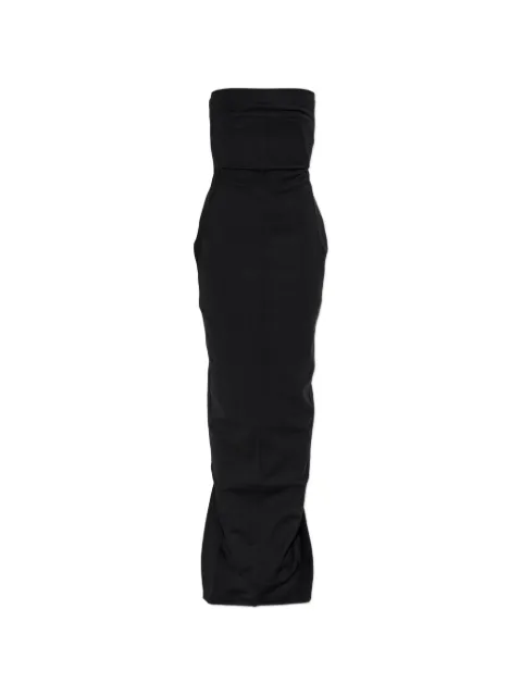 Rick Owens Bustier strapless maxi gown