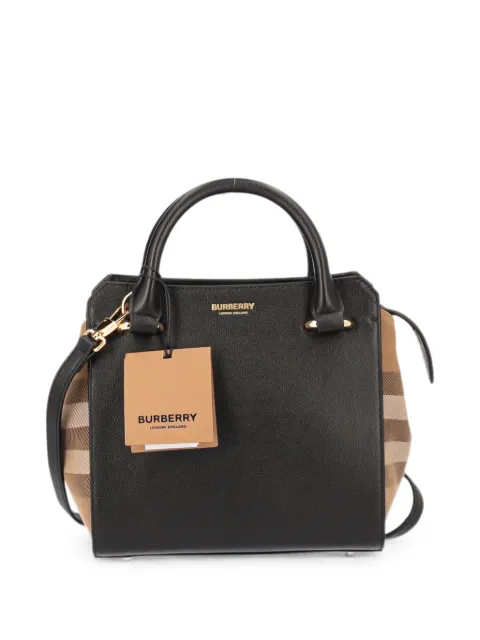 Burberry mini Banwell leather tote bag