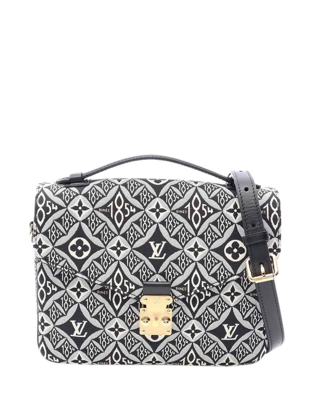 Louis Vuitton Pre-Owned 2020 Monogram Jacquard Since 1854 Pochette Metis satchel - Schwarz
