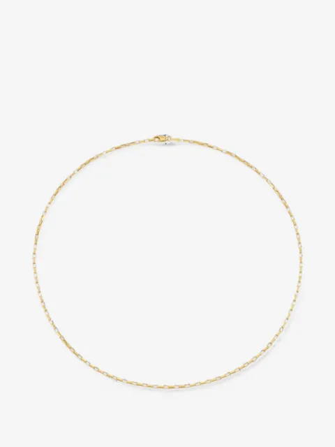 YOJ rectangular-link necklace