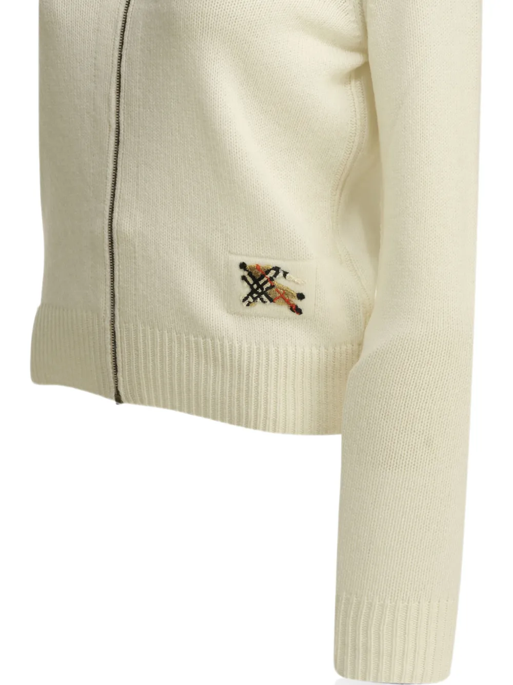 Burberry Jillian hoodie met rits Beige