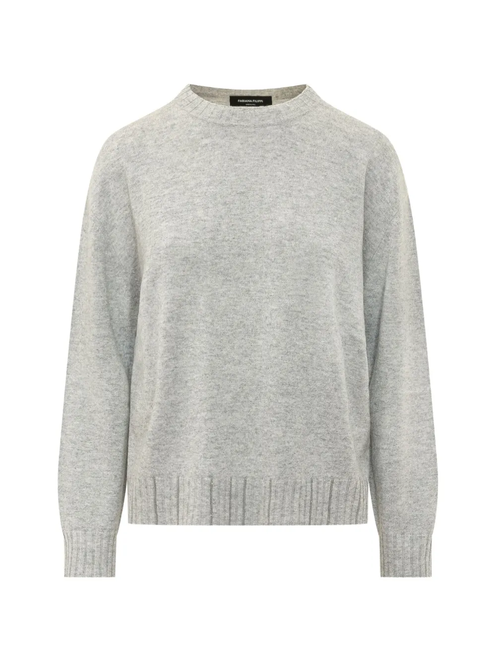 Fabiana Filippi ribbed-trim sweater - Grau