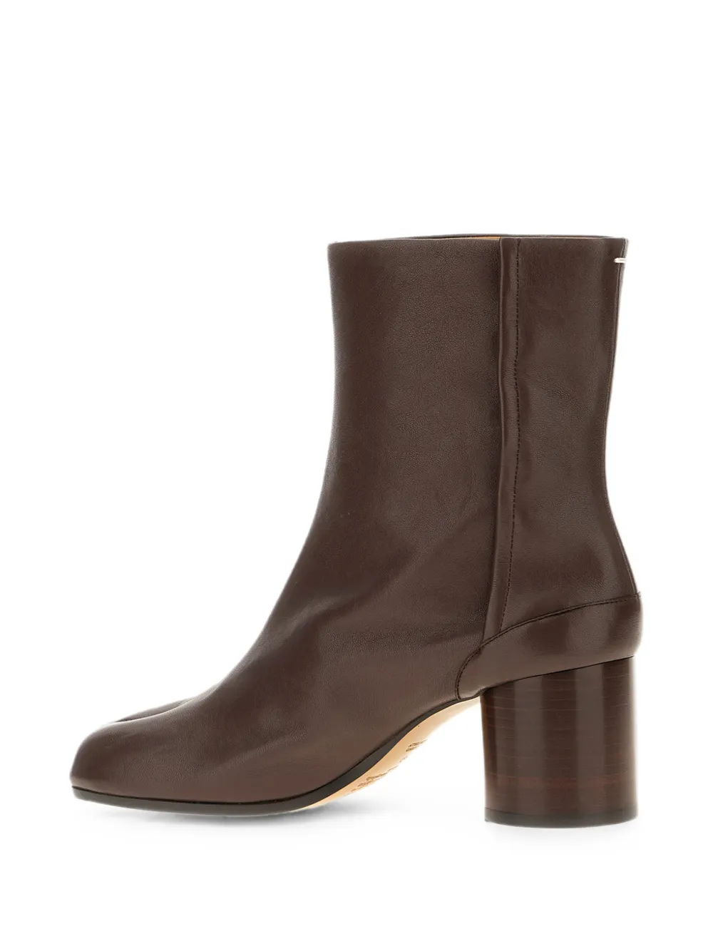 Maison Margiela Tabi leather ankle boots Bruin