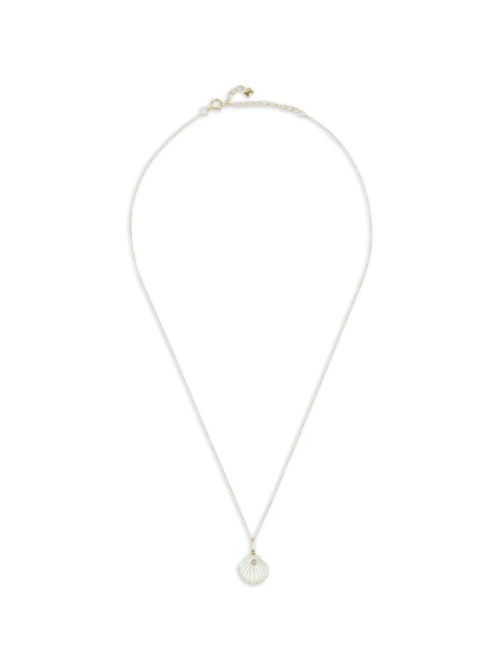 Mateo Venus mother-of-pearl necklace - Gold