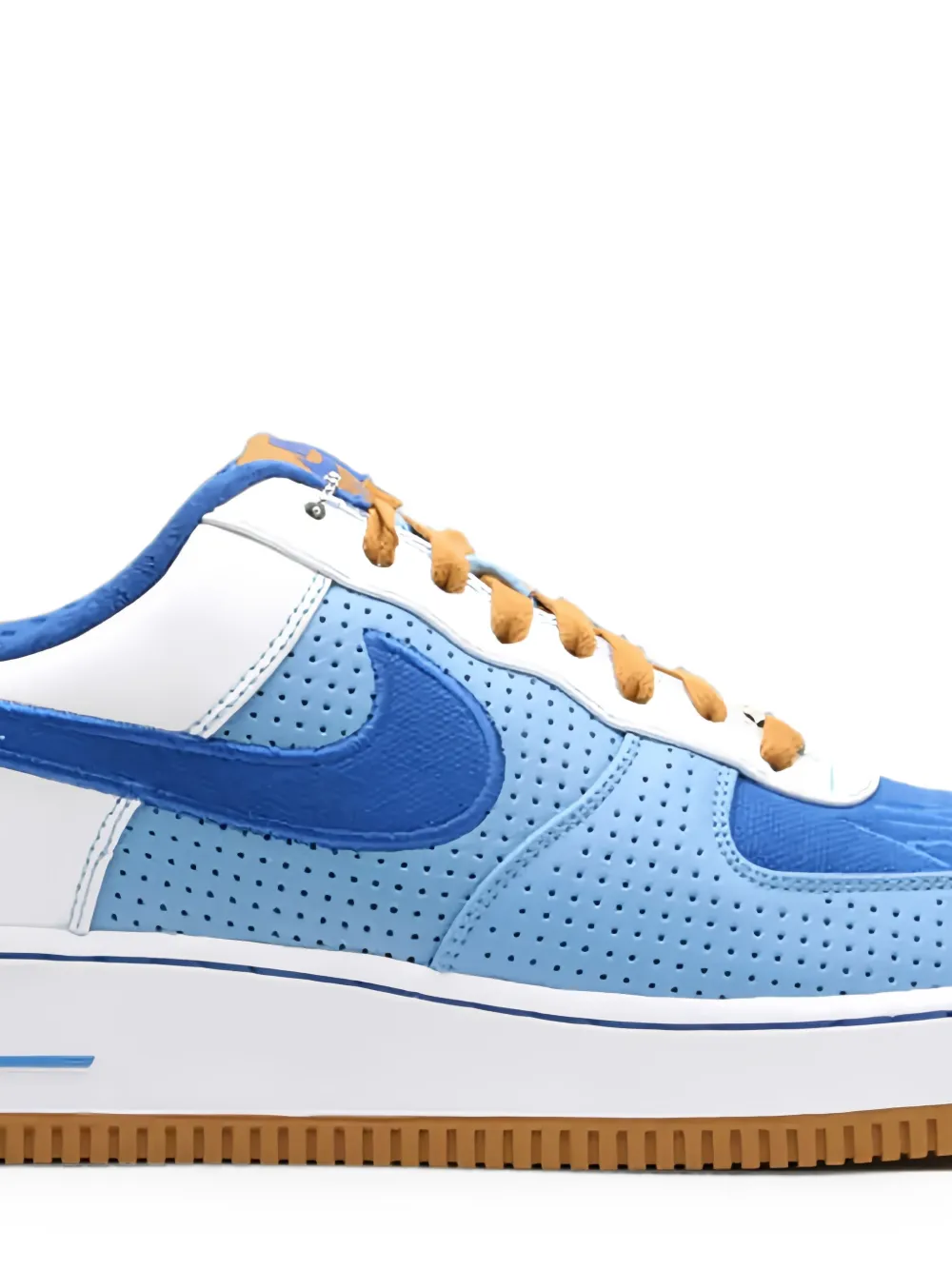 Nike Air Force 1 Low '07 perforated sneakers Blauw