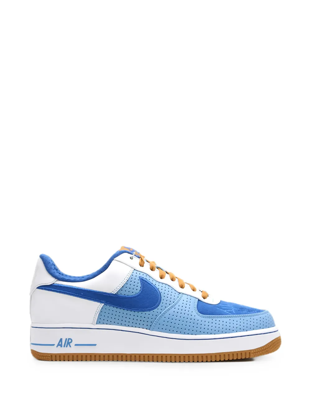 Nike Air Force 1 Low '07 perforated sneakers - Blu