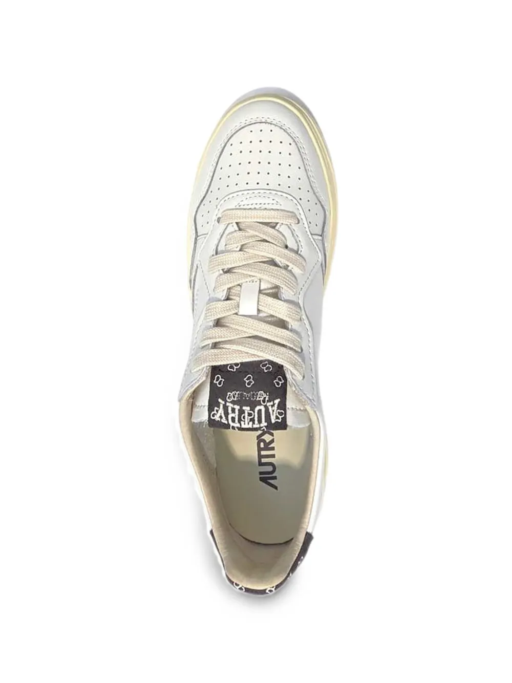 Autry Medalist Low printed sneakers Wit