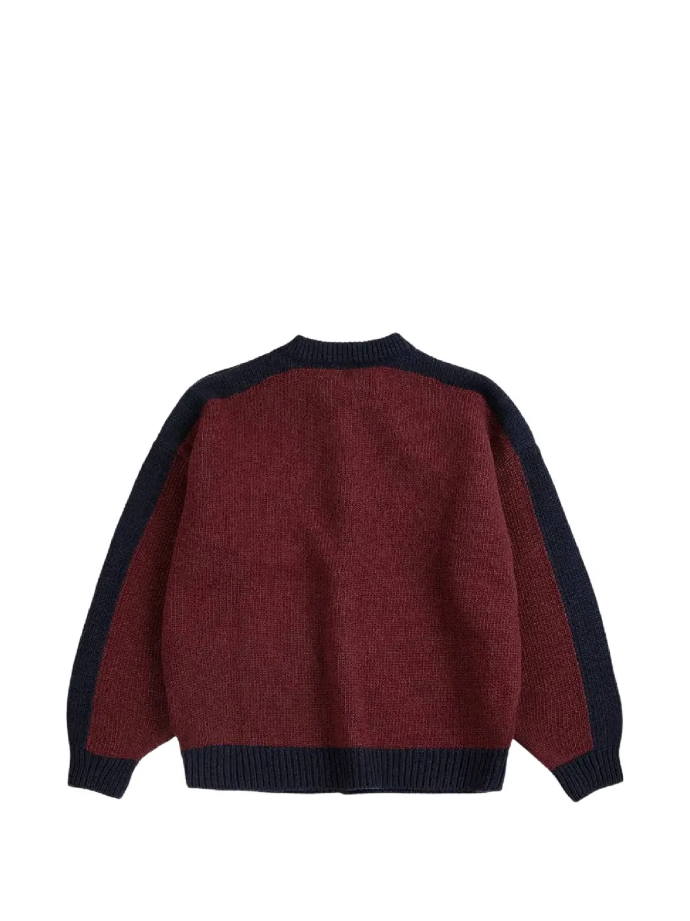 Bobo Choses Forest Scene intarsia gebreid vest Rood