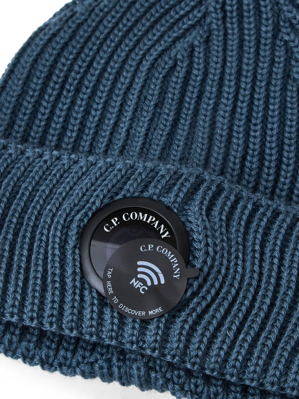 C.P. Company Ribgebreide muts Blauw