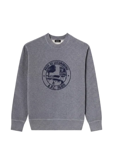 A.P.C. sweatshirt with garden logo