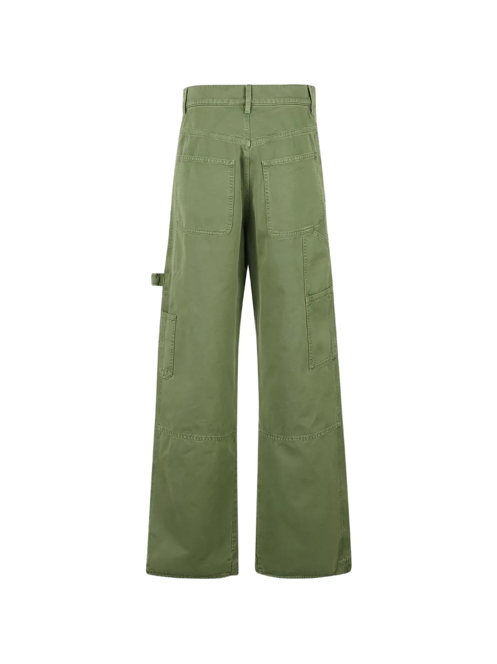 Marni Katoenen straight broek Groen