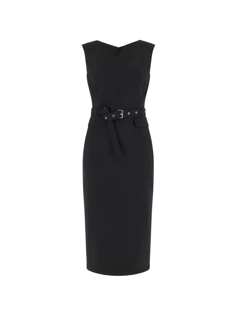 PINKO Acalypha belted midi dress - Black