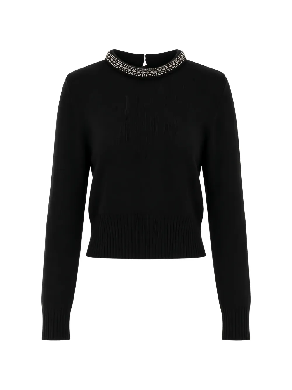 PINKO Berlino crystal-embellished sweater - Nero