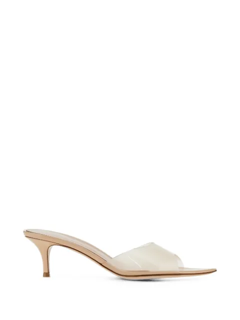 Gianvito Rossi Elle transparent mules