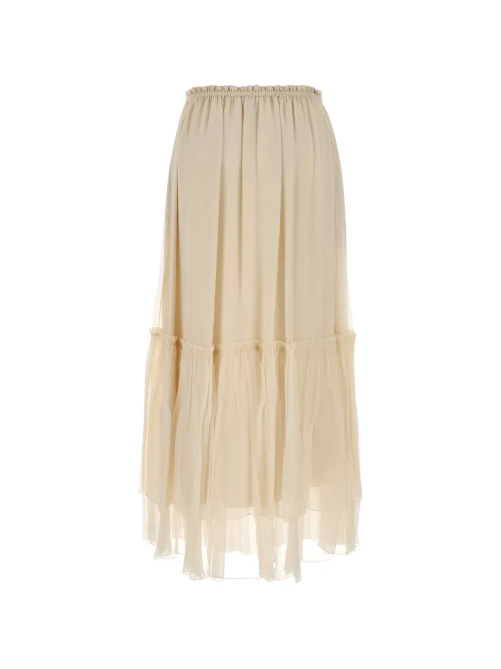 Chloé Maxi-rok met ruches Beige