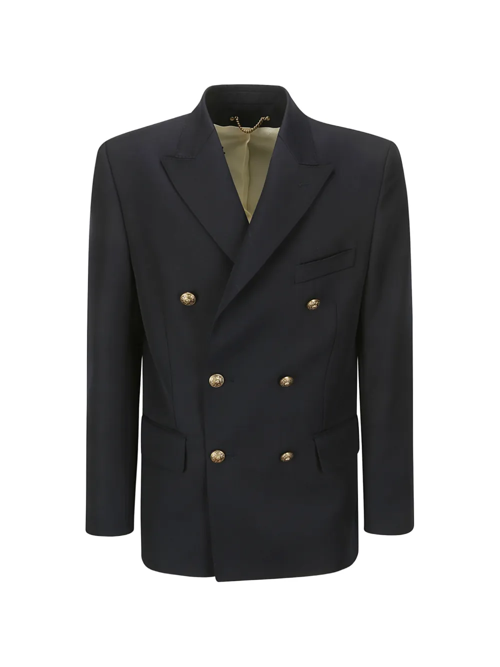 Golden Goose peak-lapels double-breasted blazer - Blu