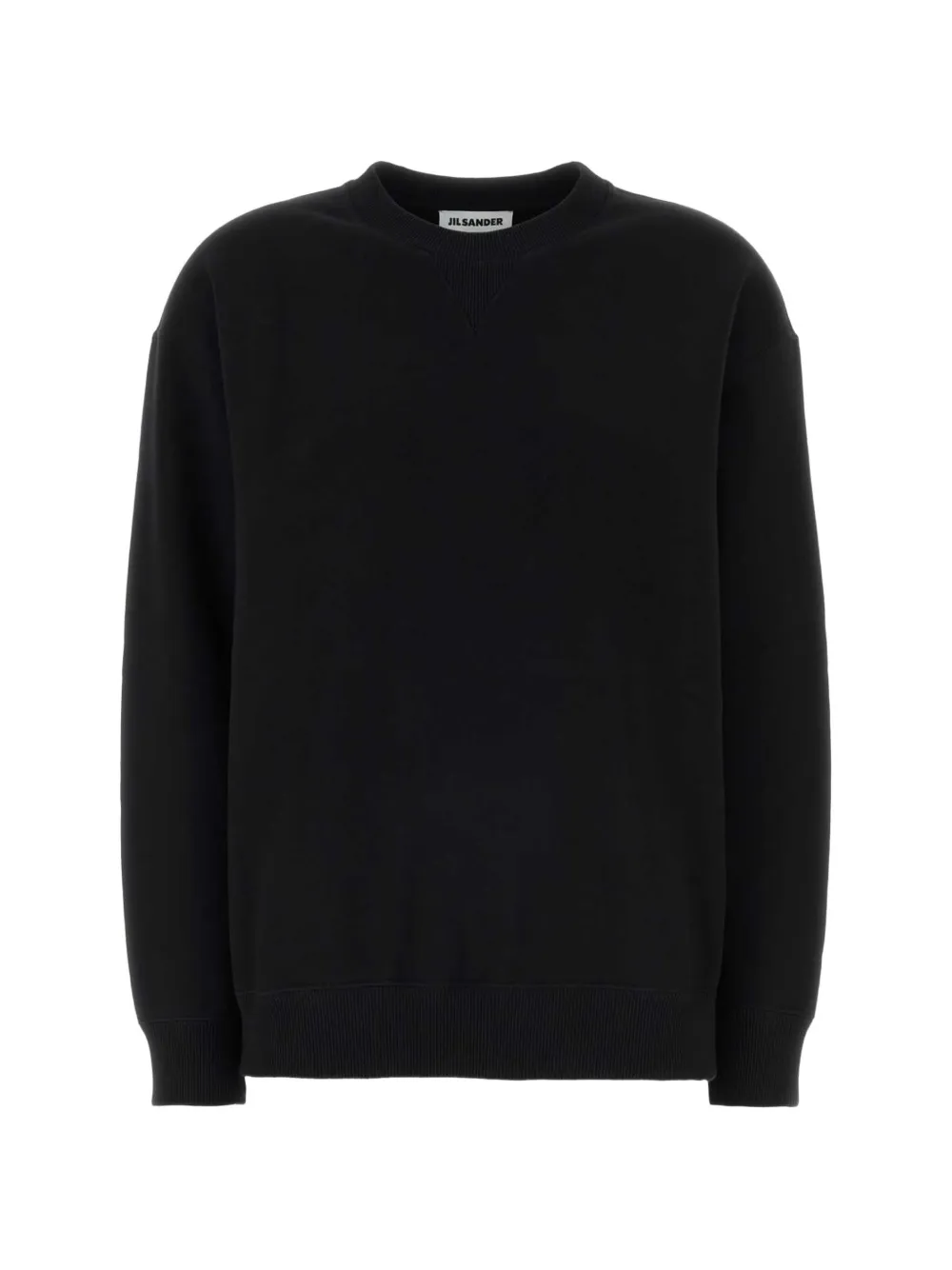Jil Sander crew-neck long-sleeve sweatshirt - Nero