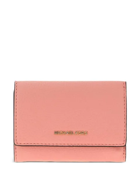 Michael Michael Kors grained-leather trifold wallet