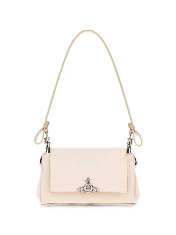 Vivienne Westwood Mini Hazel Orb Shoulder Bag in Neutrals