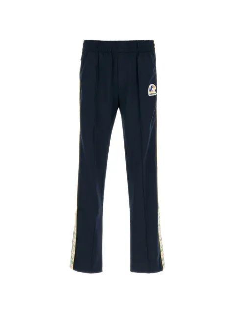 Casablanca Laurel logo-patch side-stripe track pants