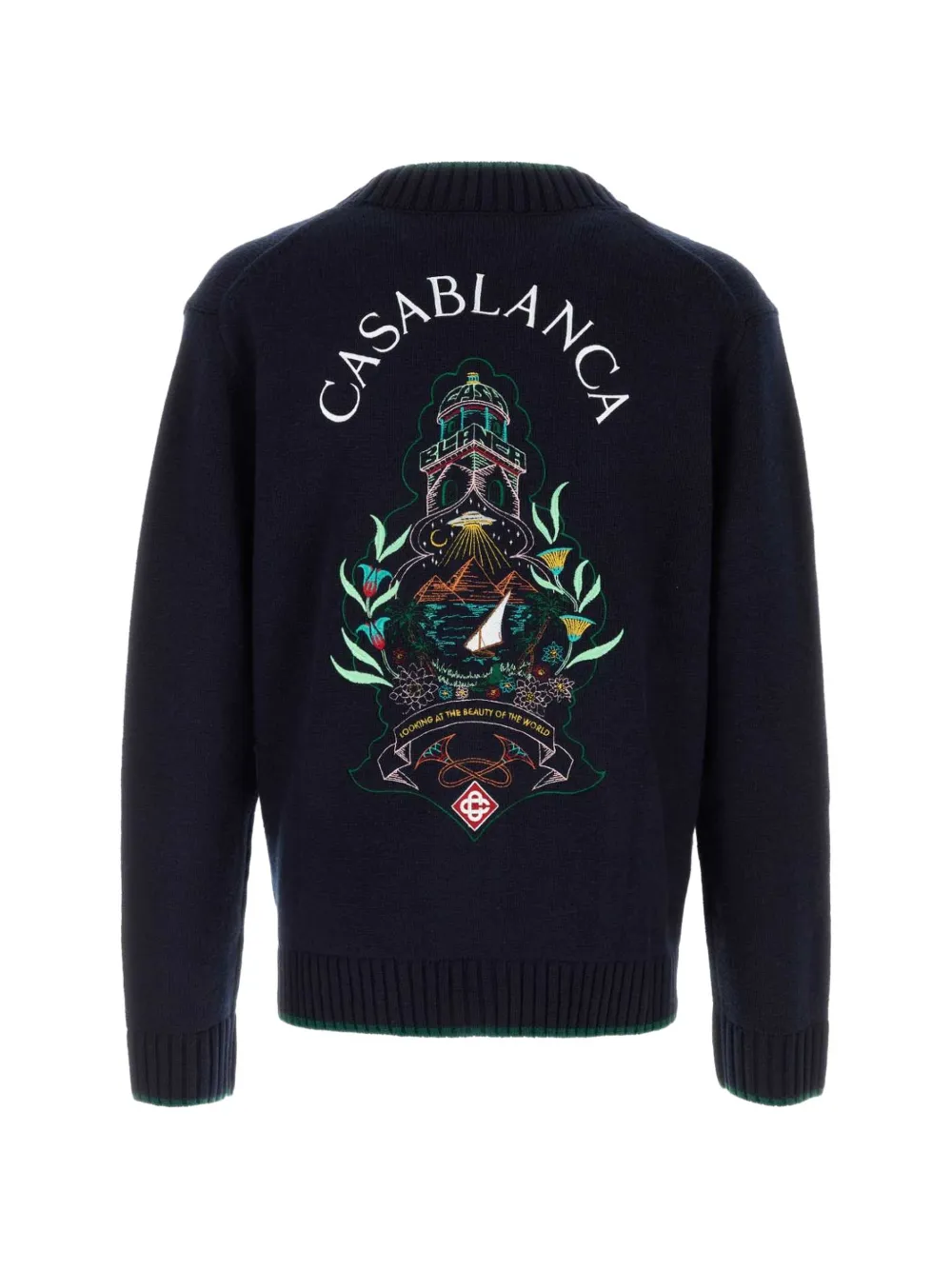 Casablanca Vest met V-hals Blauw