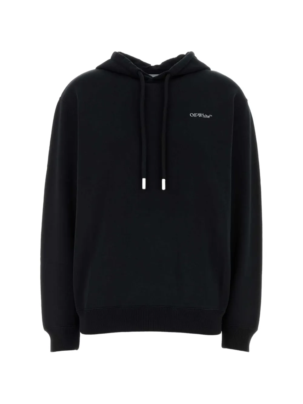 Off-White logo-print hoodie - Nero