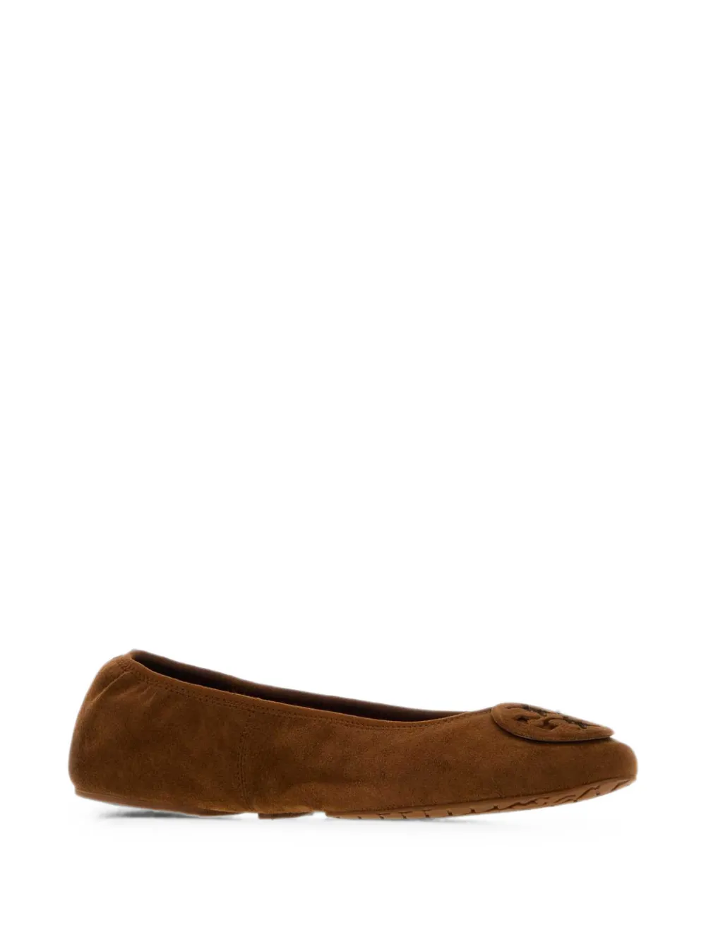 Tory Burch Reva suede ballet flats Bruin