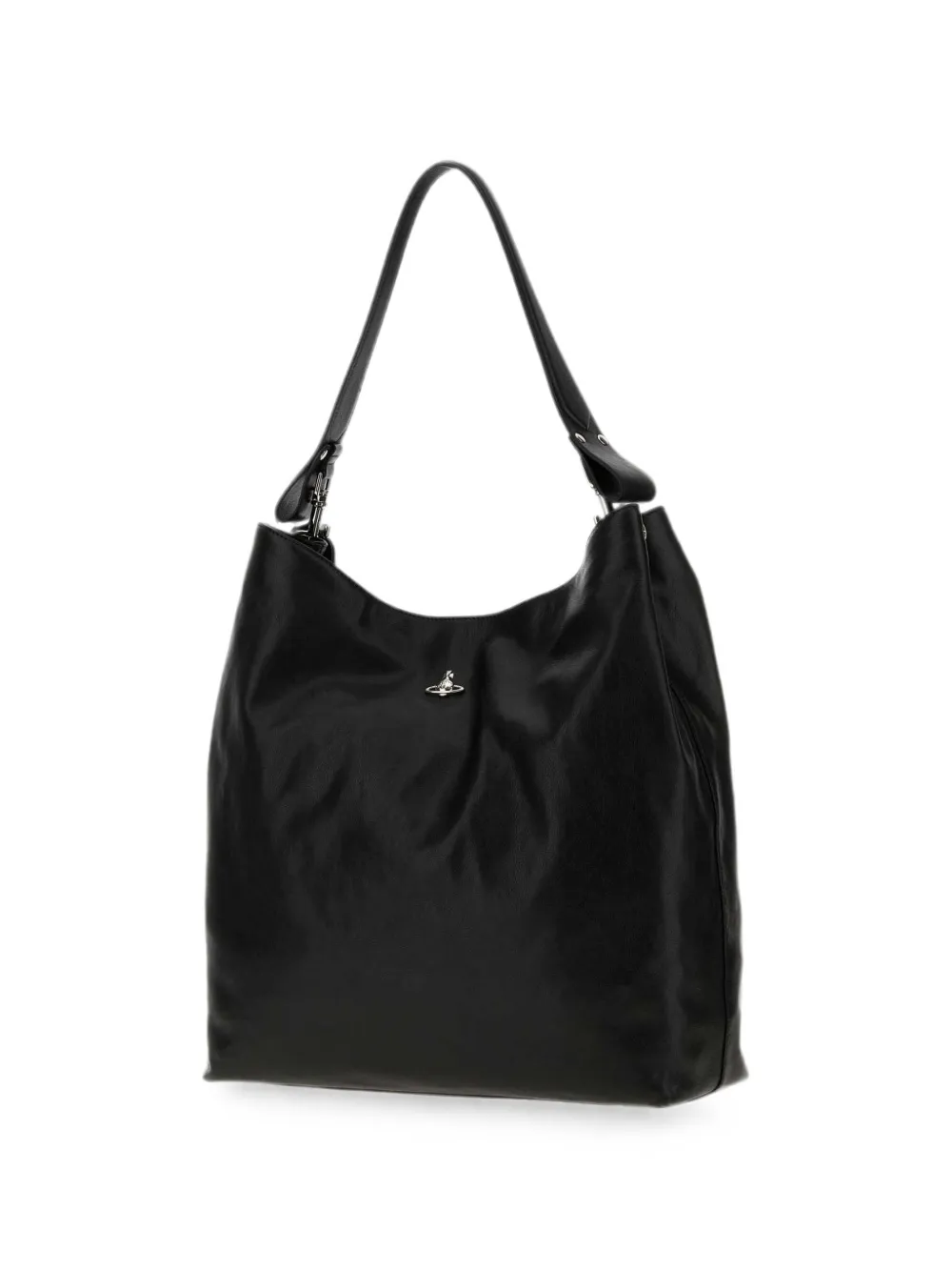 Vivienne Westwood Lottie leren schoudertas Zwart