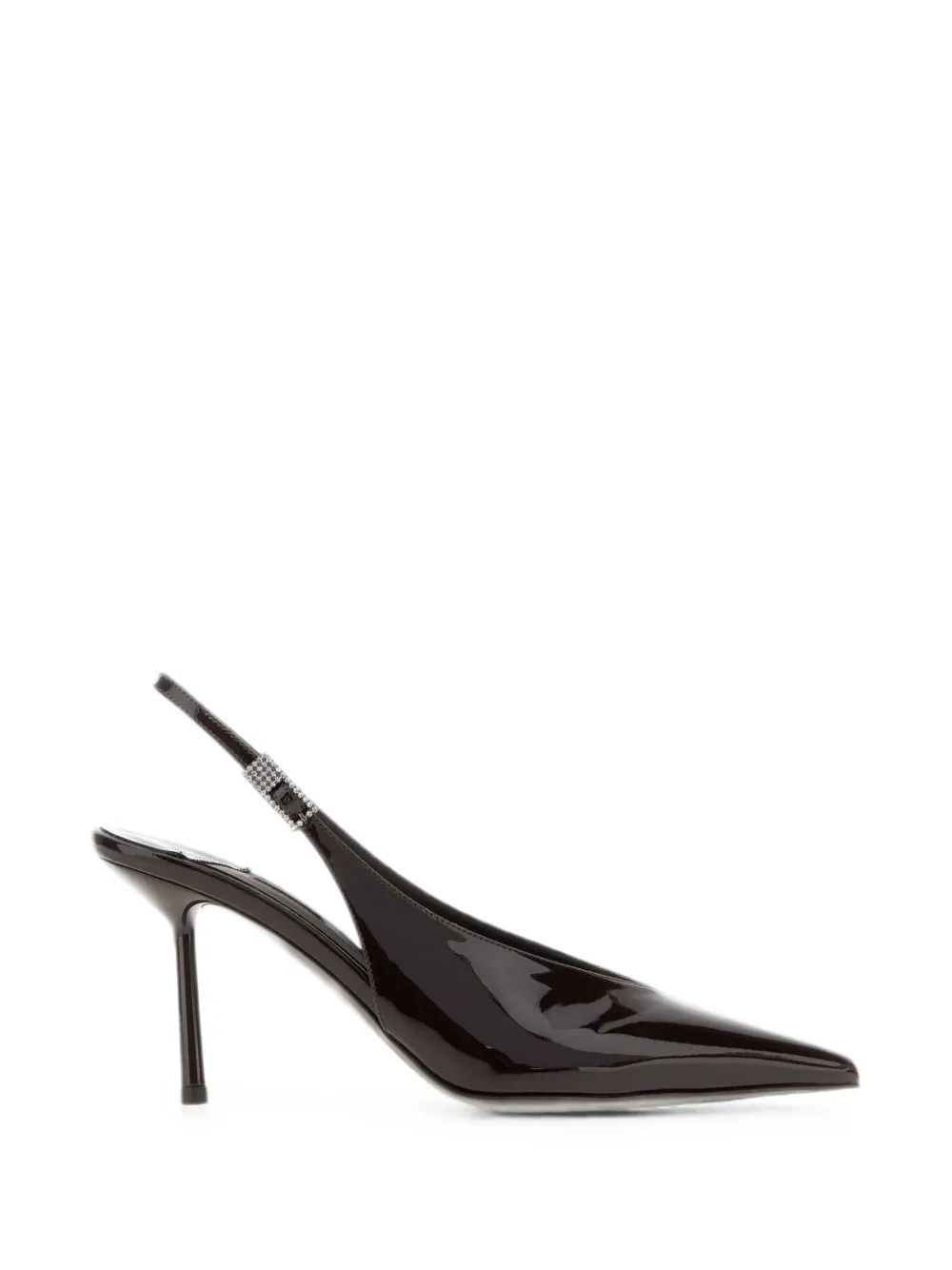 Le Silla Clivage crystal-embellished slingback pumps Bruin
