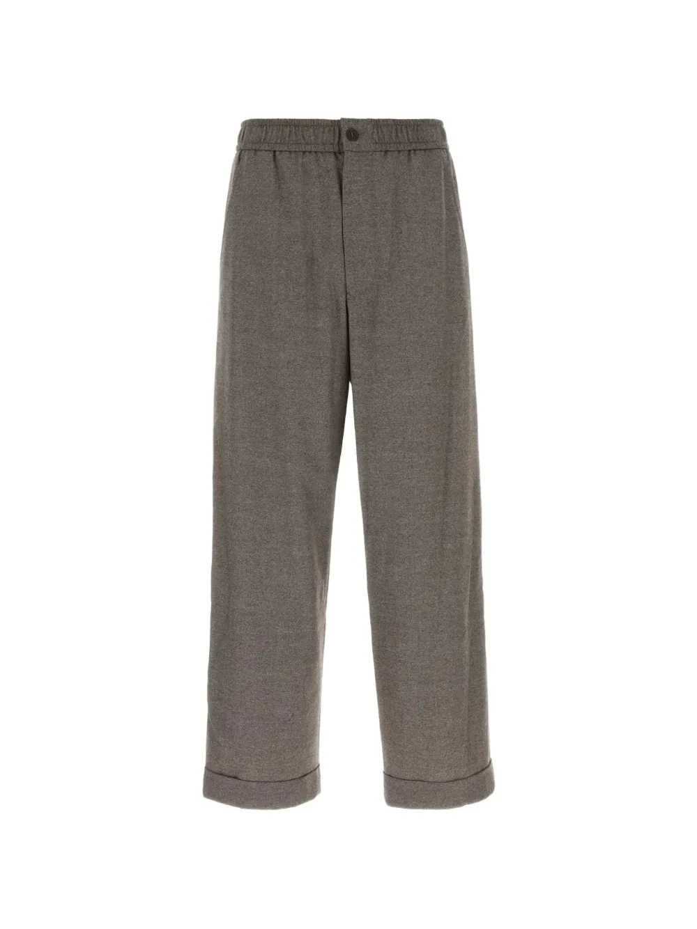 Giorgio Armani melange-effect track pants - Marrone