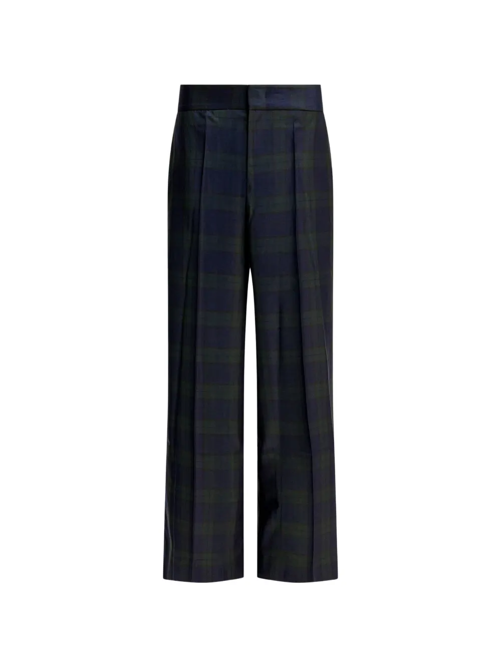 Sa Su Phi Tartan-check Wool Trousers In Multi