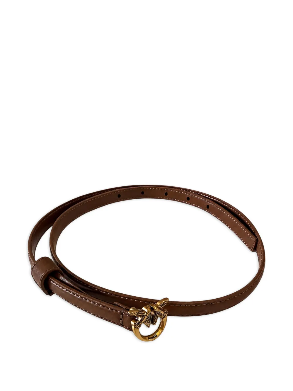 PINKO Love Birds buckle belt - Marrone