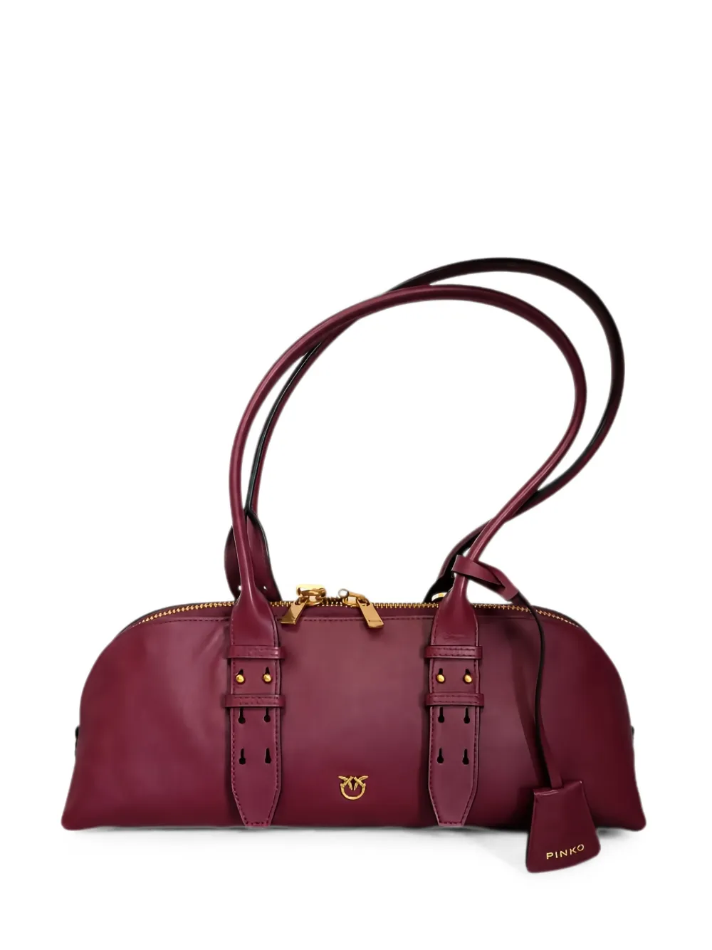 PINKO large Escape Bag buckle-detail shoulder bag - Red
