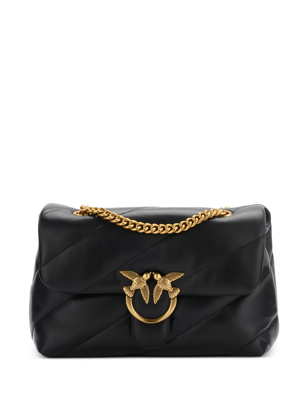 PINKO Love Puff quilted shoulder bag - Schwarz