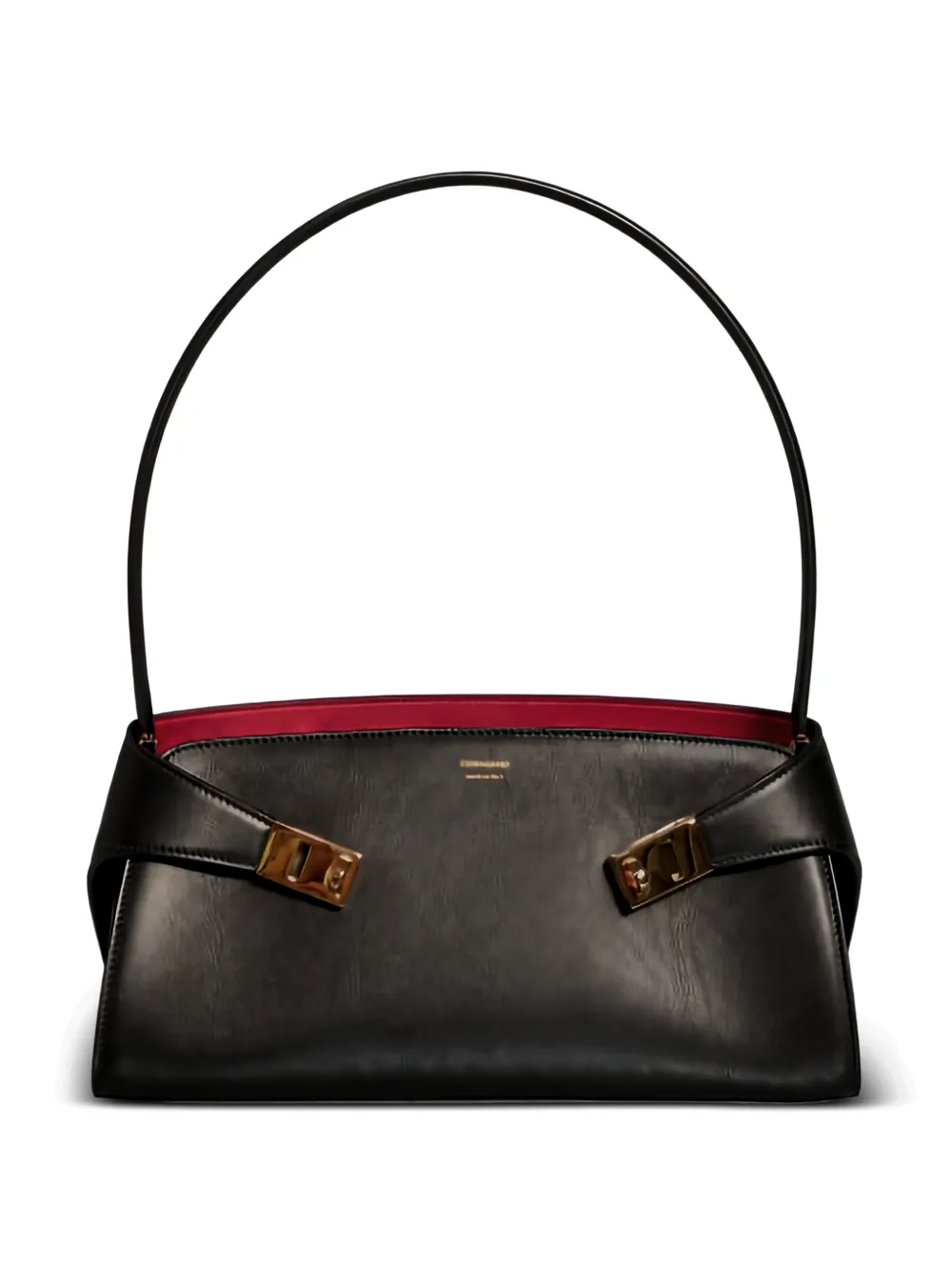 Ferragamo buckle-detail leather shoulder bag - Nero