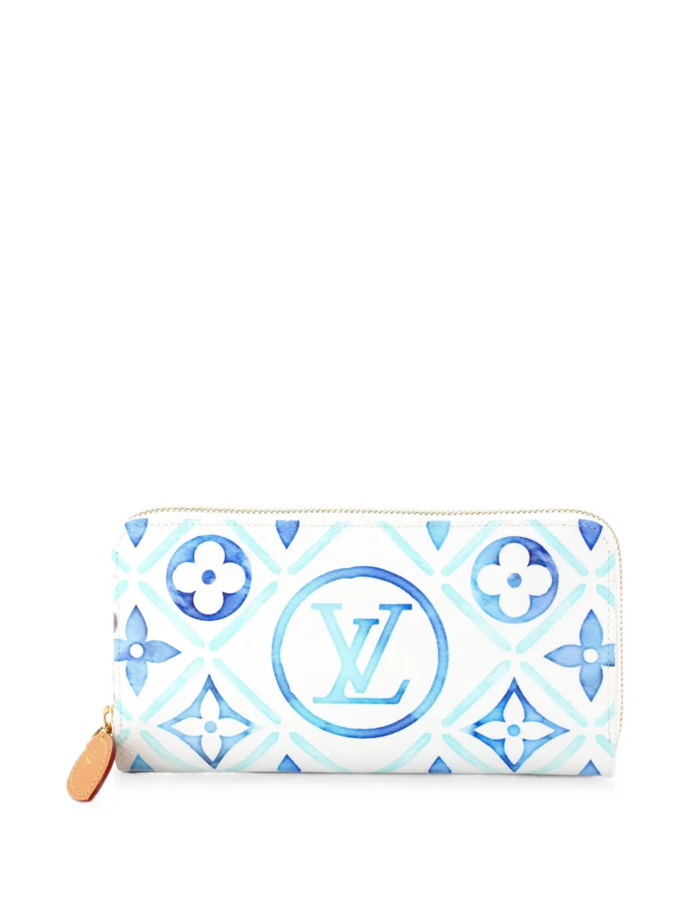 Louis Vuitton Pre-Owned Zippy Wallet By The Pool Monogram Tile Canvas small wallets - Blu