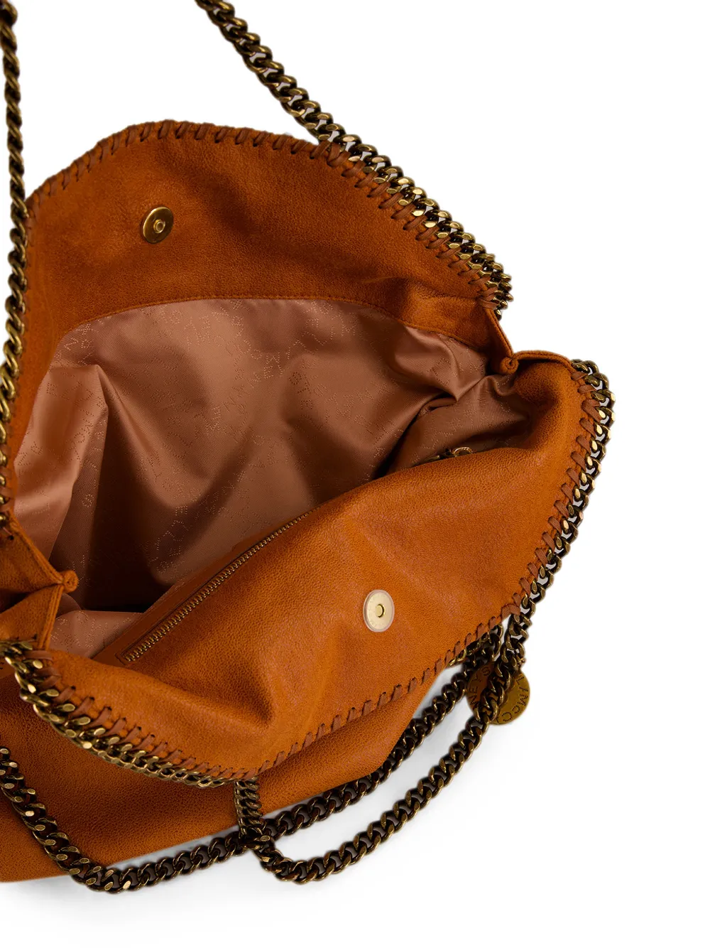 Stella McCartney Falabella shopper met ketting Oranje