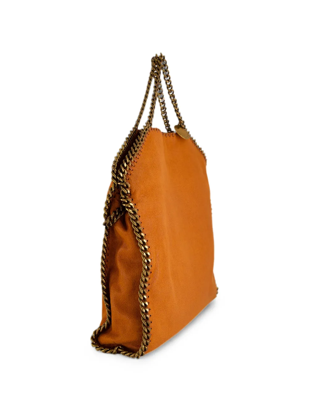 Stella McCartney Falabella shopper met ketting Oranje