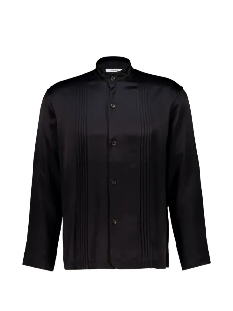 COMMAS pleated silk shirt