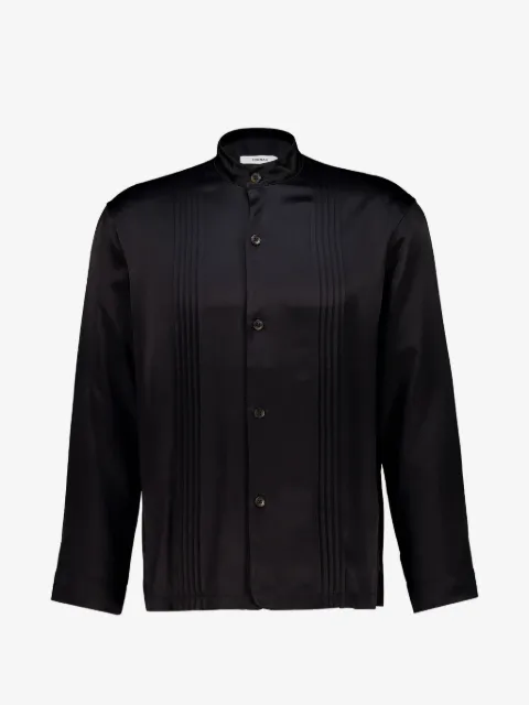COMMAS pleated silk shirt