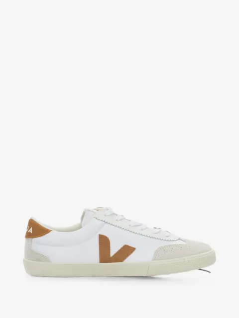 VEJA Volley suede-panelled logo-patch low-top sneakers