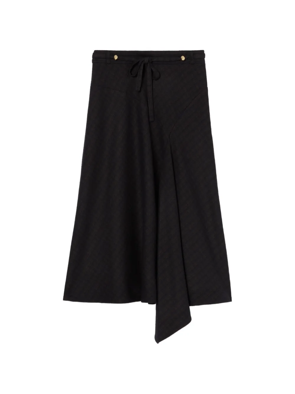 Claudie Pierlot Asymmetrische rok Zwart