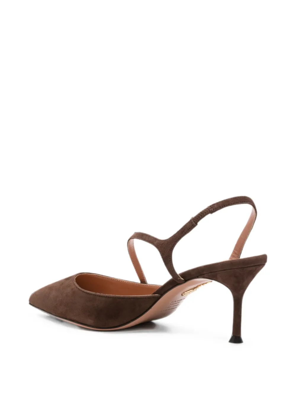 Aquazzura pointed-toe slingback pumps Bruin