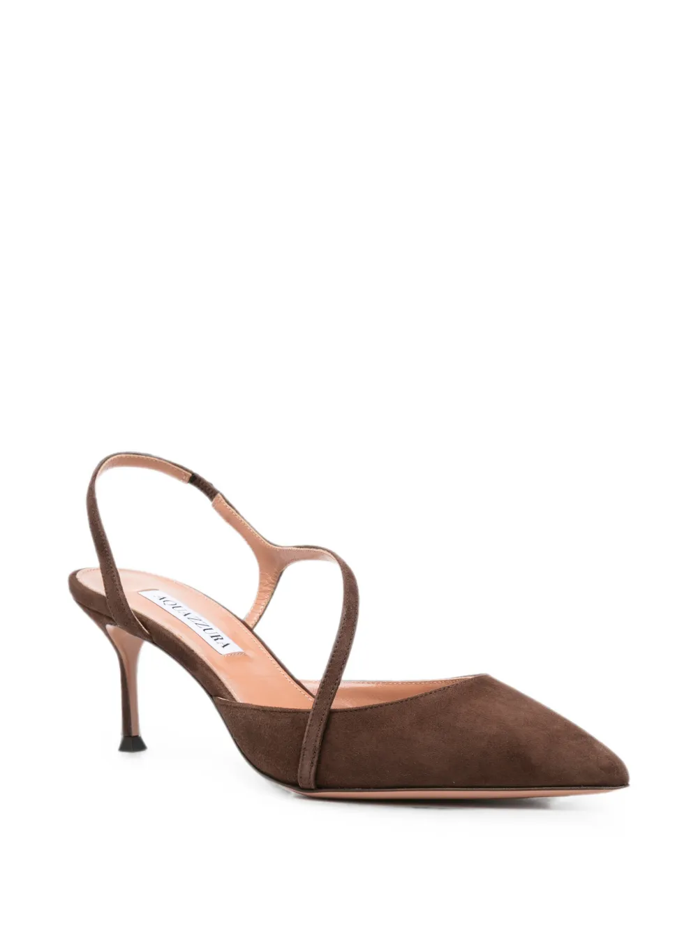 Aquazzura pointed-toe slingback pumps Bruin