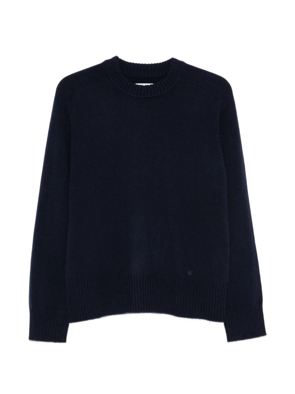 LouLou de Saison ribbed-trim crew-neck knit - Blu